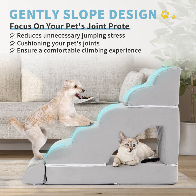 Pet stairs for large clearance dogs